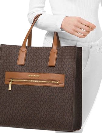 michael kors kenly tote|kenly large logo tote bag.